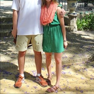 Joie Green Drawstring Tank Dress XS